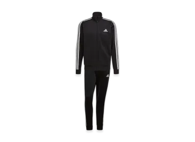 adidas Primegreen Essentials 3-Stripes Track Suit "Black/White"