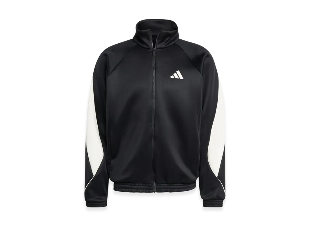 adidas stadium Track Top "Black/Off White"