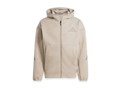 adidas Z.N.E. Full-Zip Hooded Track Jacket "Putty Beige"