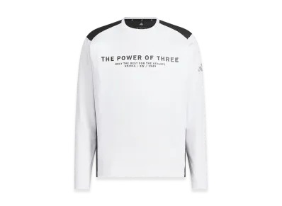 adidas Adaptation Regular Fit Carat Long-Sleeve T-Shirt "White/Black"