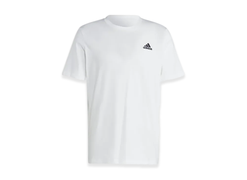 adidas Essentials Single Jersey Small Embroidered Logo Short-Sleeve T-Shirt "White"