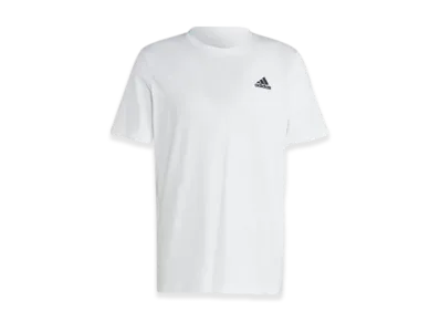 adidas Essentials Single Jersey Small Embroidered Logo Short-Sleeve T-Shirt "White"