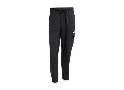adidas Essentials Small Logo Cargo Pants "Black/White"