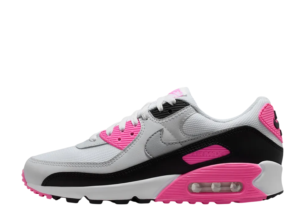 Nike Women's Air Max 90 OG "White/Pink Glow/Black/Wolf Grey"