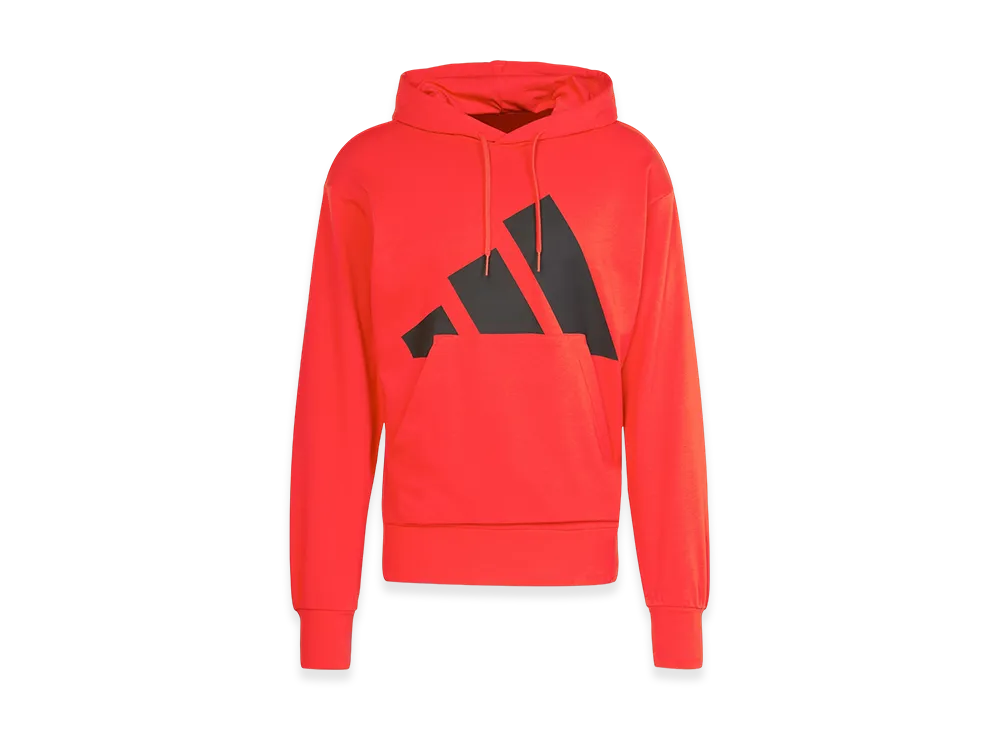 adidas Essentials Big Logo French Terry Hoodie "Pure Ruby/Black"