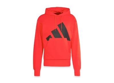 adidas Essentials Big Logo French Terry Hoodie "Pure Ruby/Black"