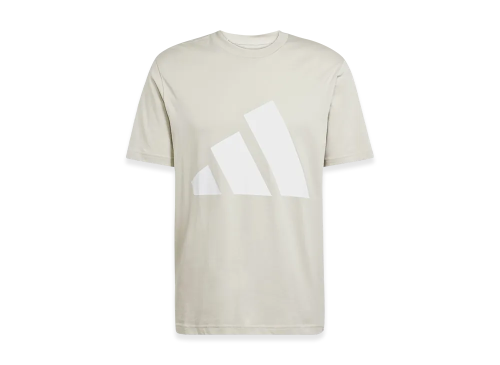 adidas Essentials Big Logo Short-Sleeve T-Shirt "Beige/White"