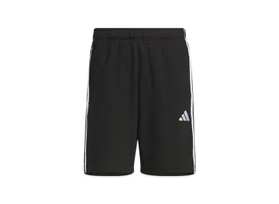 adidas Essentials Plus Regular Fit Three Stripes French Terry Shorts "Black"