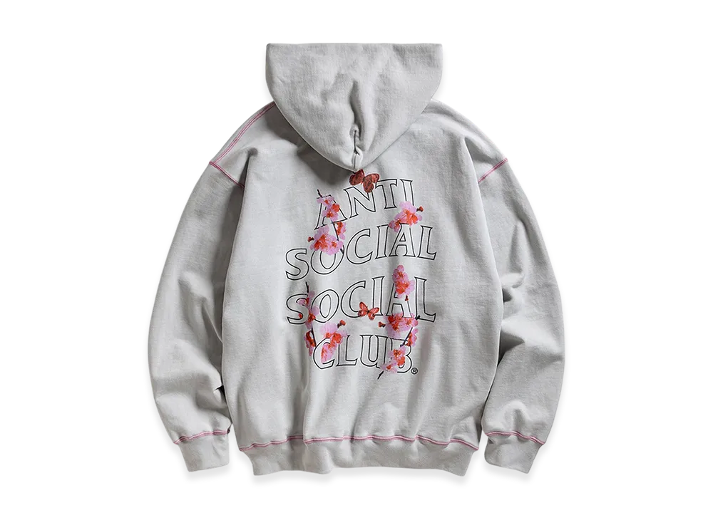 ANTI SOCIAL SOCIAL CLUB Contrast Stitch Hoodie "Gray"