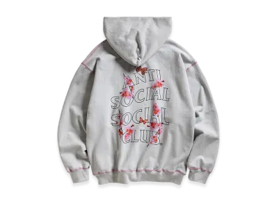 ANTI SOCIAL SOCIAL CLUB Contrast Stitch Hoodie "Gray"