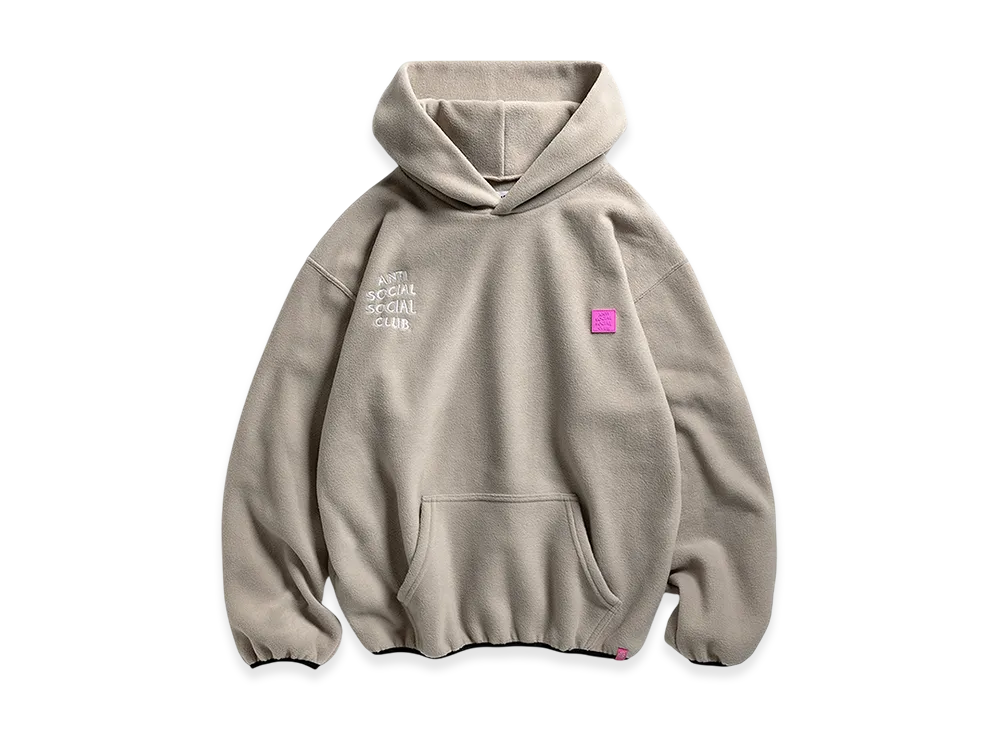 ANTI SOCIAL SOCIAL CLUB Polar Fleece Hoodie "Tan"
