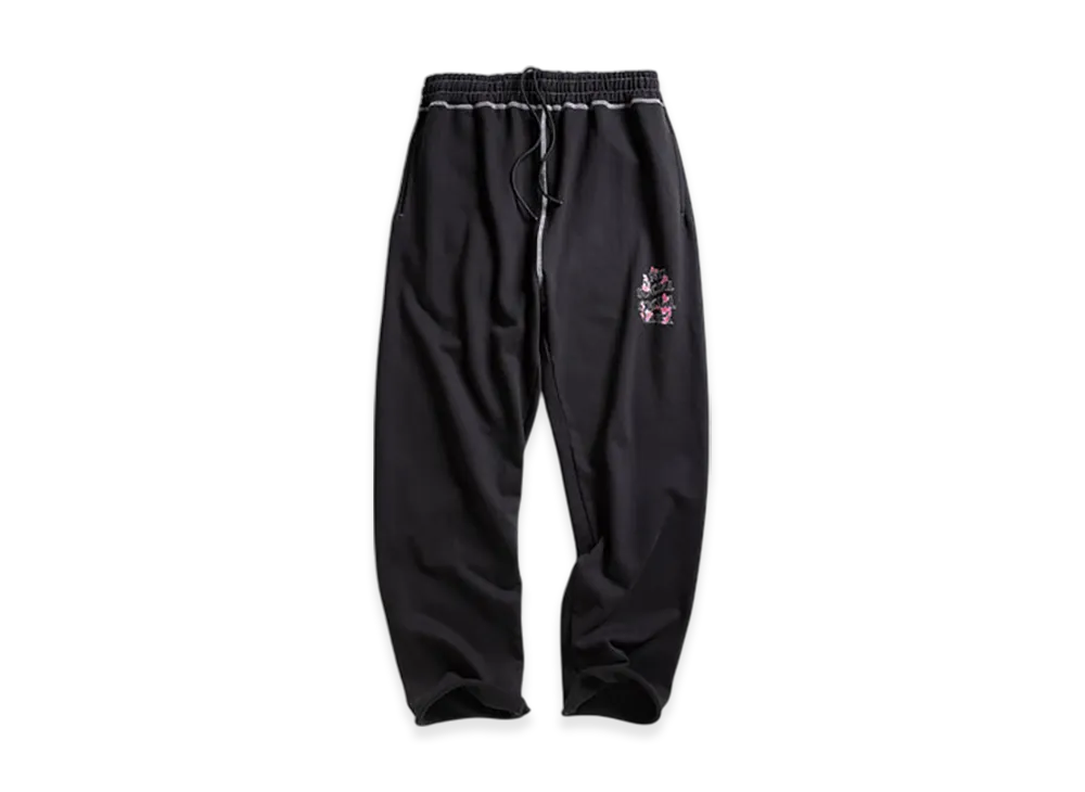 ANTI SOCIAL SOCIAL CLUB Contrast Stitch Sweats "Black"