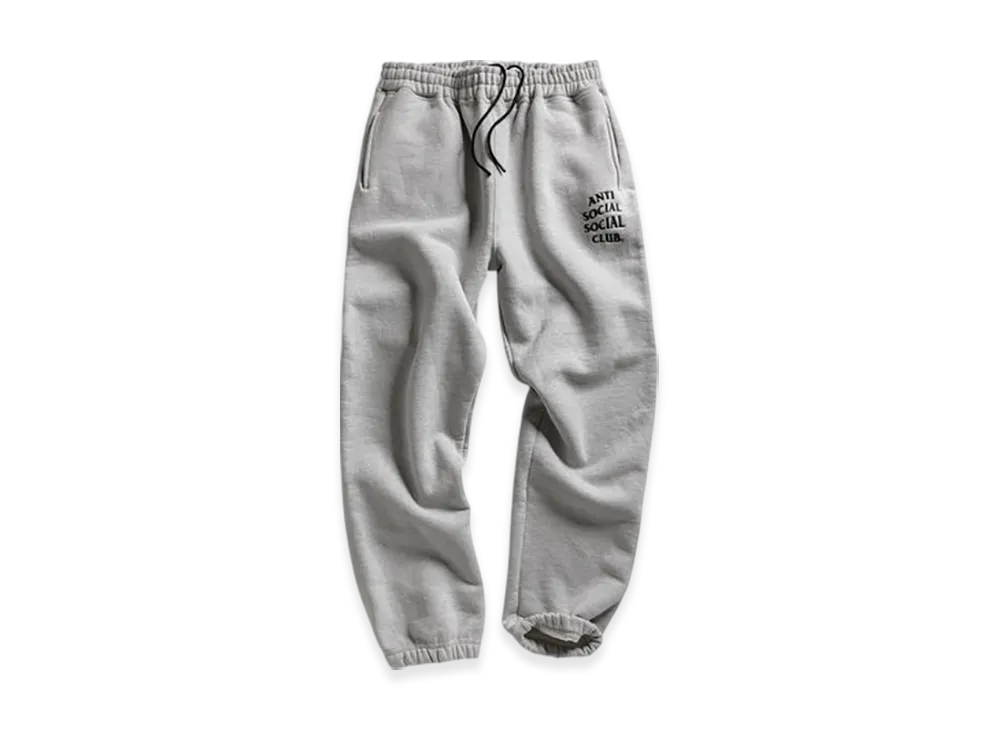 ANTI SOCIAL SOCIAL CLUB Embroidered Sweats "Gray"