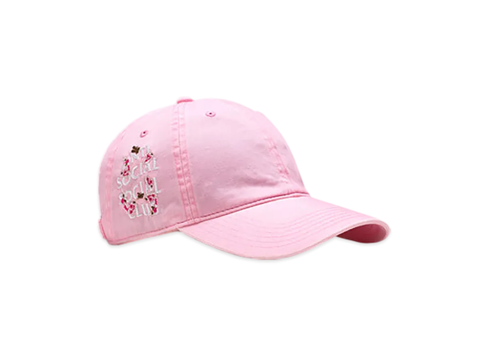 ANTI SOCIAL SOCIAL CLUB Embroidered Cap "Pink"