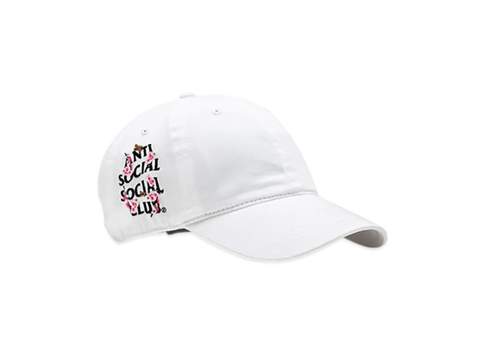 ANTI SOCIAL SOCIAL CLUB Embroidered Cap "White"