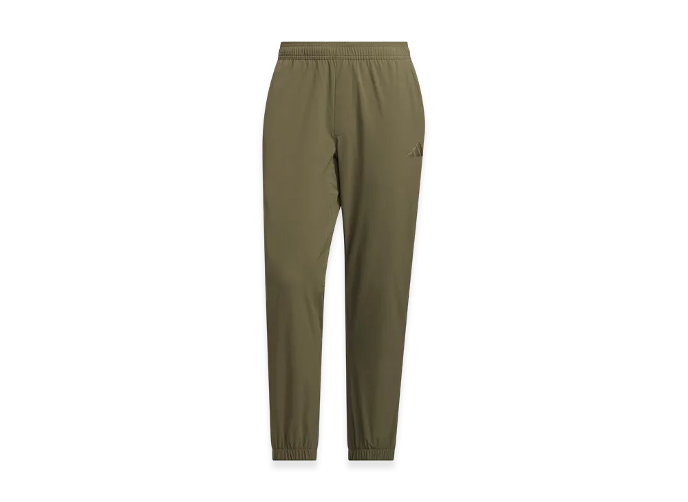 adidas Essentials Plus Regular Fit Stretch Woven Full Length Jogger Pants "Olive Strata"