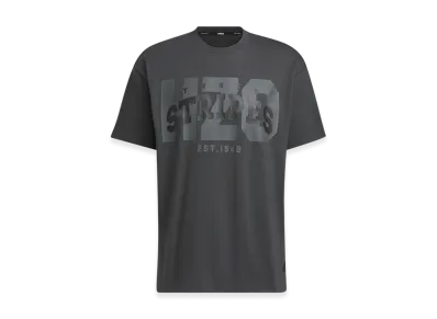 adidas College Pack Loose Fit Single Jersey Short Sleeve T-Shirt "Carbon"