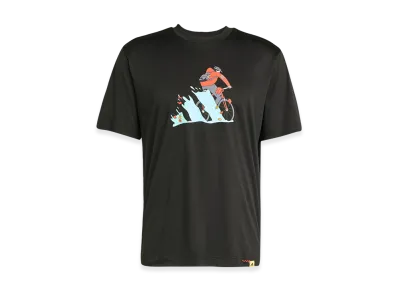 adidas Climacool Doodle Hunt Bike Graphic T-Shirt "Black"