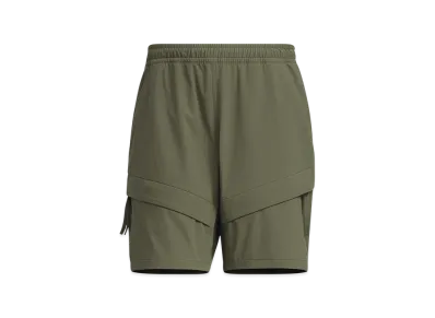 adidas City Escape Loose Fit Stretch Woven Shorts "Olive Strata"