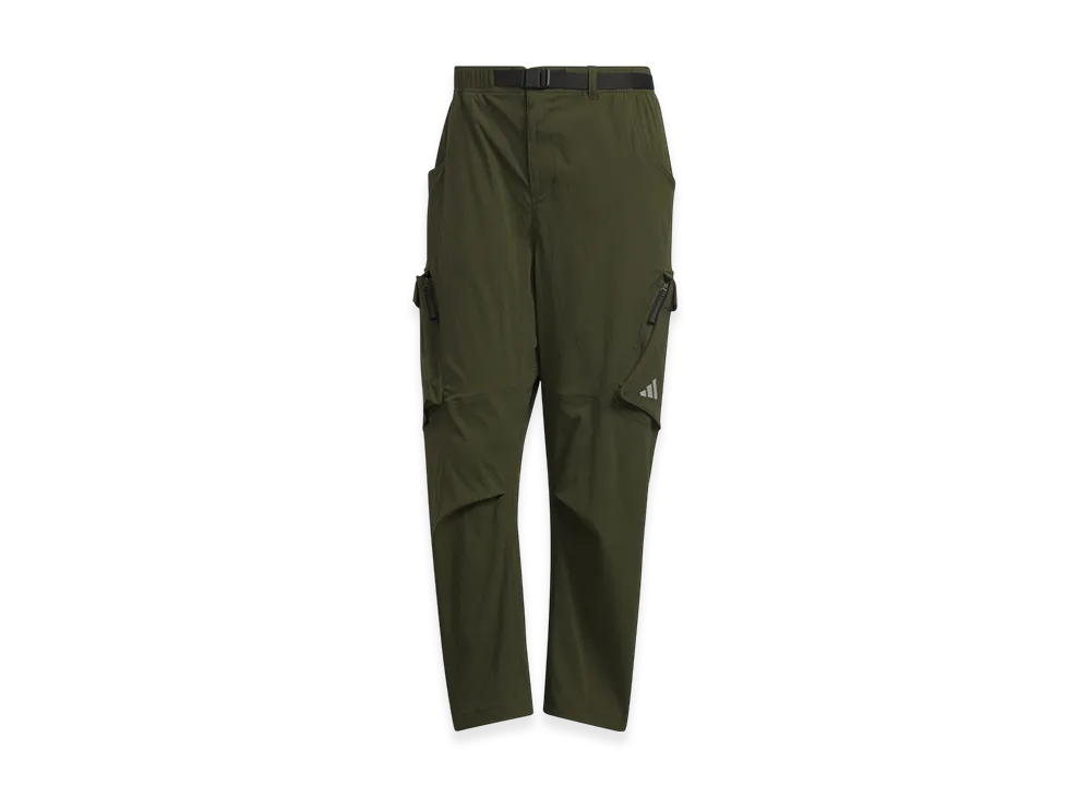 adidas City Escape Loose Fit Full Length Stretch Hem Cargo Pants "Night Cargo"