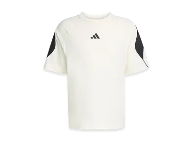 adidas Stadium Short Sleeve T-Shirt "Off White/Black"