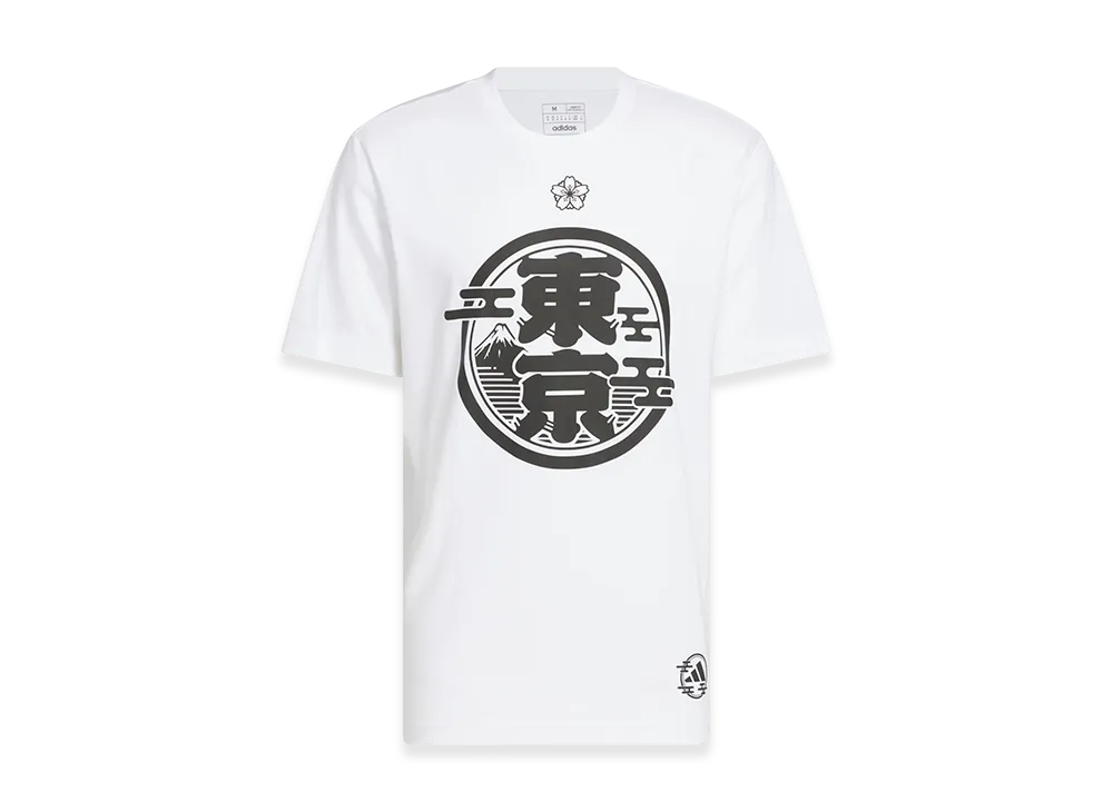 adidas Happi Tokyo Short Sleeve T-Shirt "White"