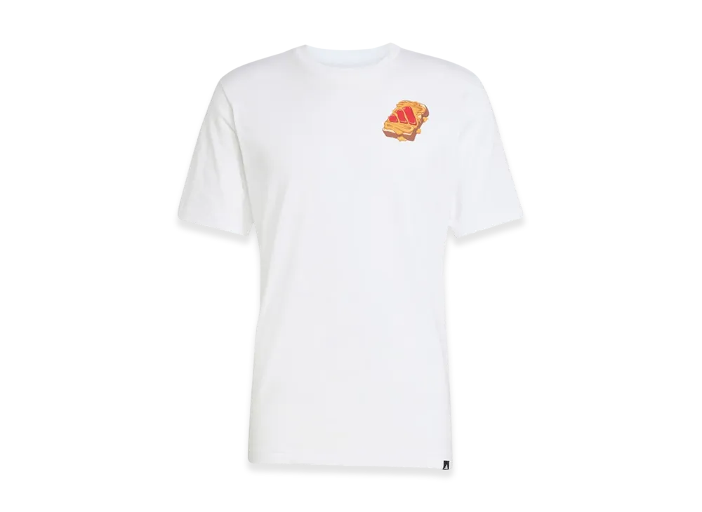 adidas Food Peanut Butter & Jelly Graphic T-Shirt "White"