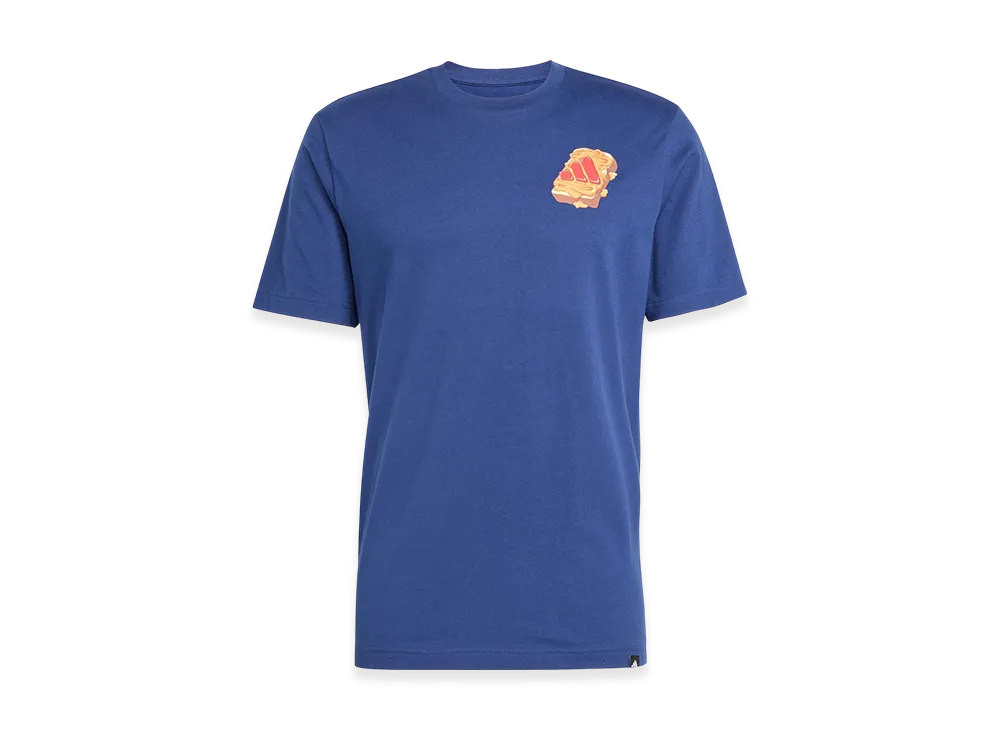 adidas Food Peanut Butter & Jelly Graphic T-Shirt "Dark Blue"