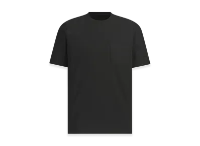 adidas Premium Casual Regular Fit Lightweight Knit Short Sleeve Pocket T-Shirt "Black"