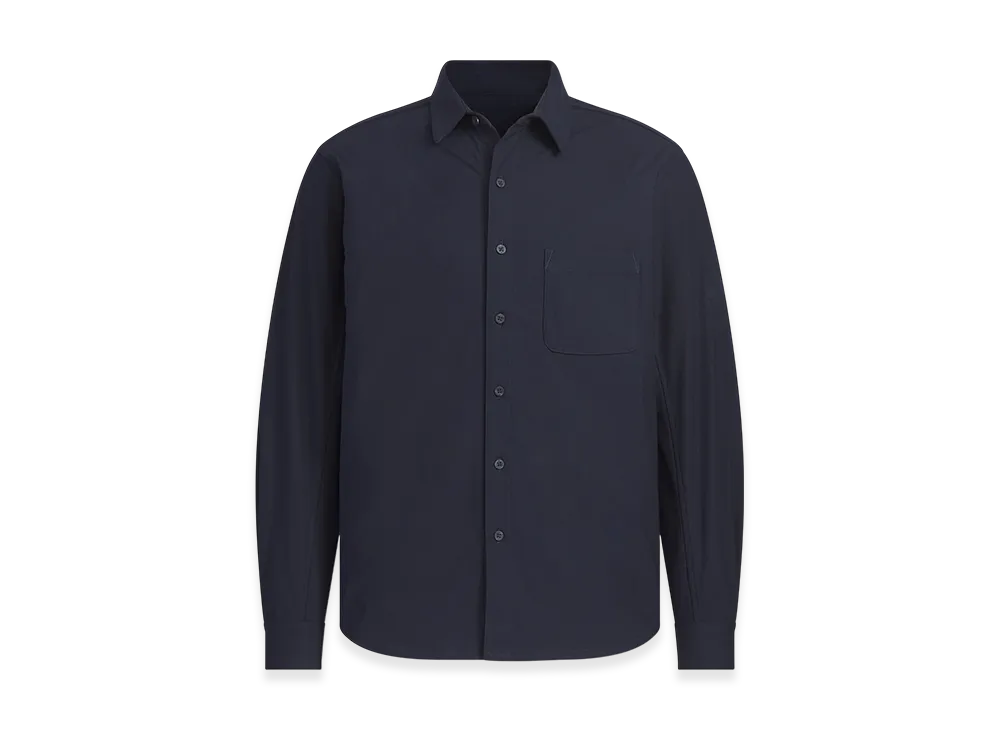 adidas Premium Casual Lightweight Knit Long Sleeve Shirt "Legend Ink"