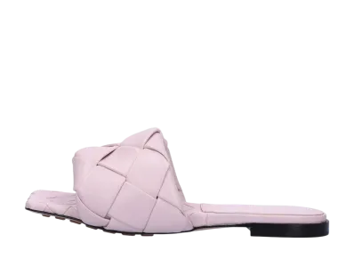 Bottega Veneta Women's Lido Flat Sandals "Pink"