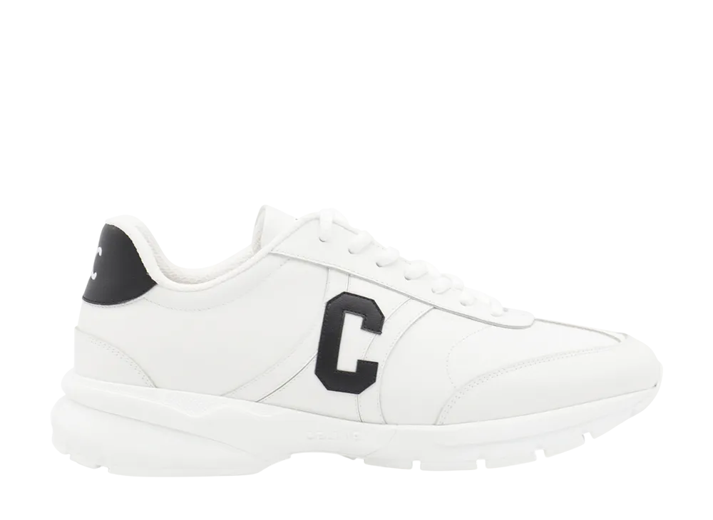 セリーヌ ランナー CR-02 レースアップ ロースニーカー "ホワイト"
