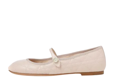 Dior Women's Mary Jane Ballet Flats "Rosequartz"