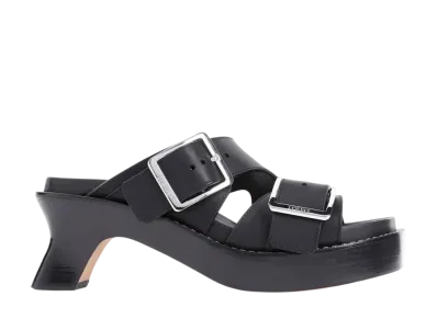 LOEWE Women's Ease Heel Sandals "Black"