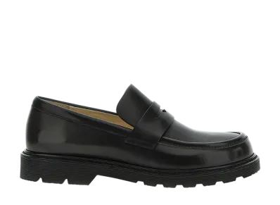 LOEWE Women's Blaze Leather Loafers "Black"