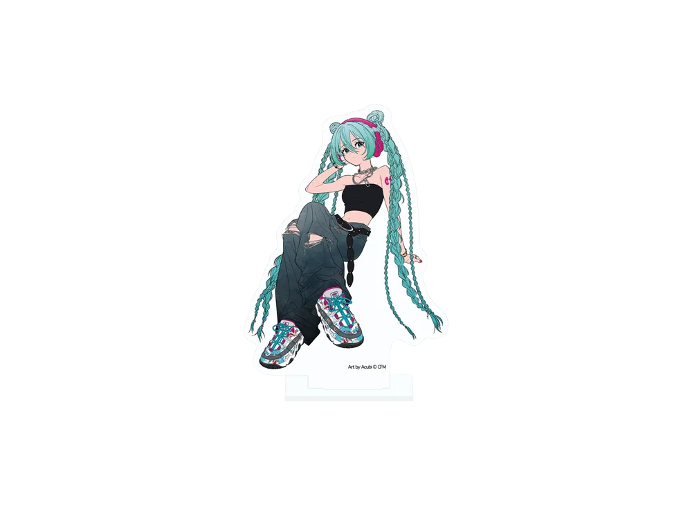 初音ミク x スニーカーダンク エクスクルーシブ アクリルスタンド "バリケードエックスティー97" "マルチ"