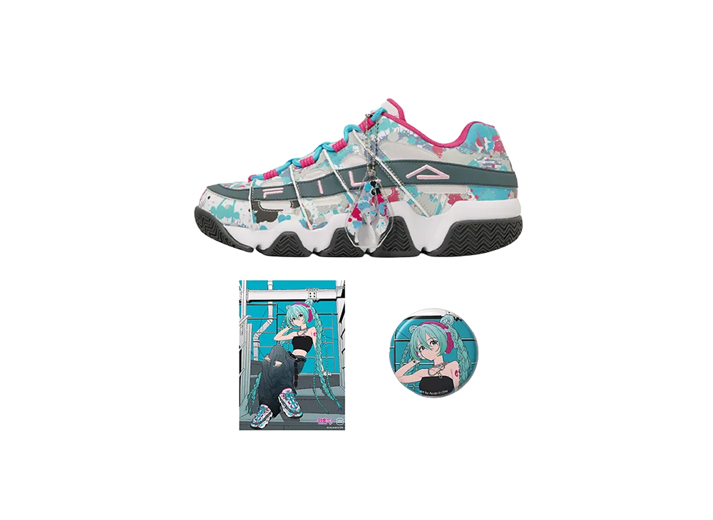 初音ミク x FILA \ BARRICADE XT97 Hatsune Miku SNKRDUNK Limited Pack "Nimbus Cloud/Aquarius/Cabaret"