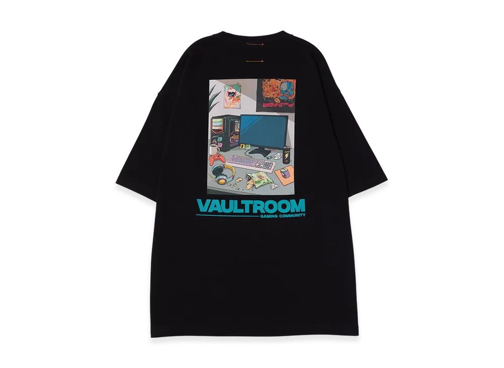 Vaultroom × LAPKARU L/S TEE / BLACK ZETA DIVISION x vaultroom TEE BLACK | ZETA DIVISION STORE