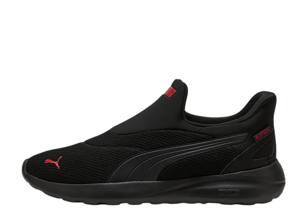 プーマ ソフトライド コスミック イーズイン "プーマブラック/プーマレッド"