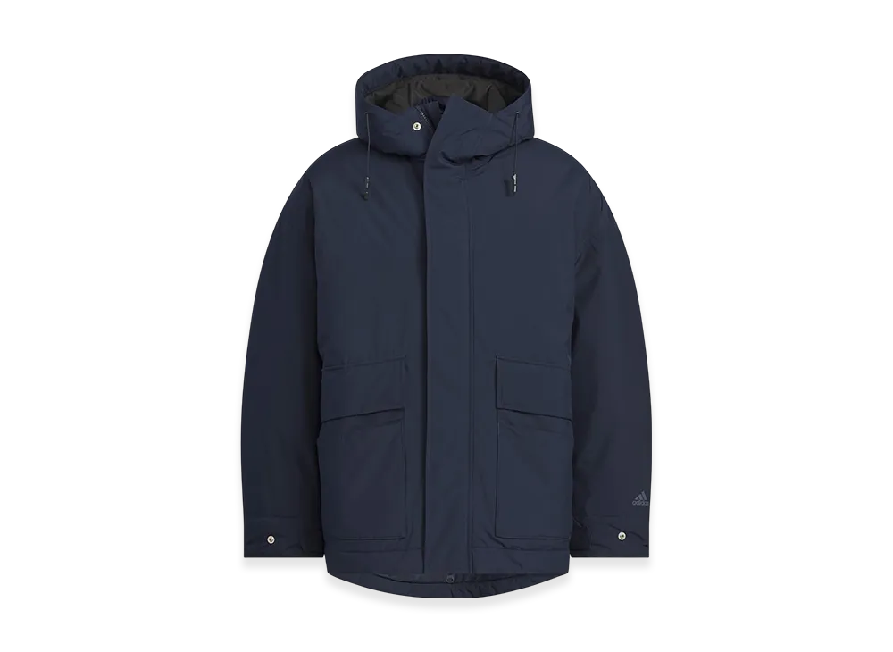 adidas Must Haves Oversize Fit Padded Utility Parker "Legend Ink"