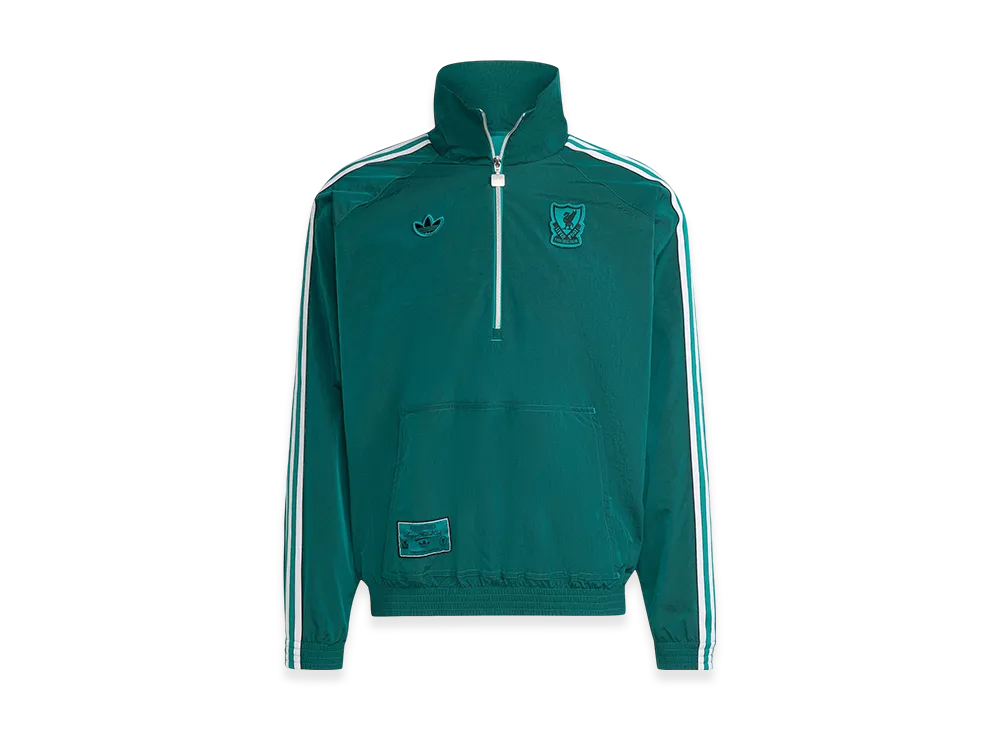 adidas Liverpool FC Terrace Icon Half-Zip Jacket "Sea Green"