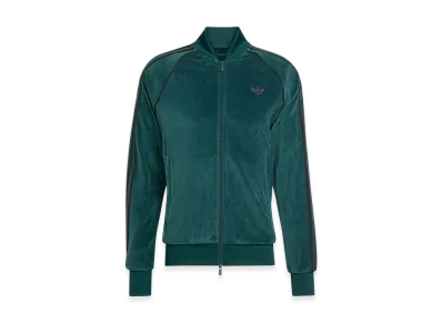 adidas SST Adicolor Velour Track Top "Aurora Ivy"