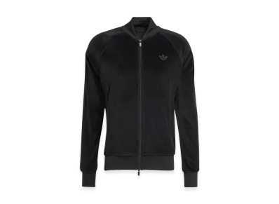 adidas SST Adicolor Velour Track Top "Black"