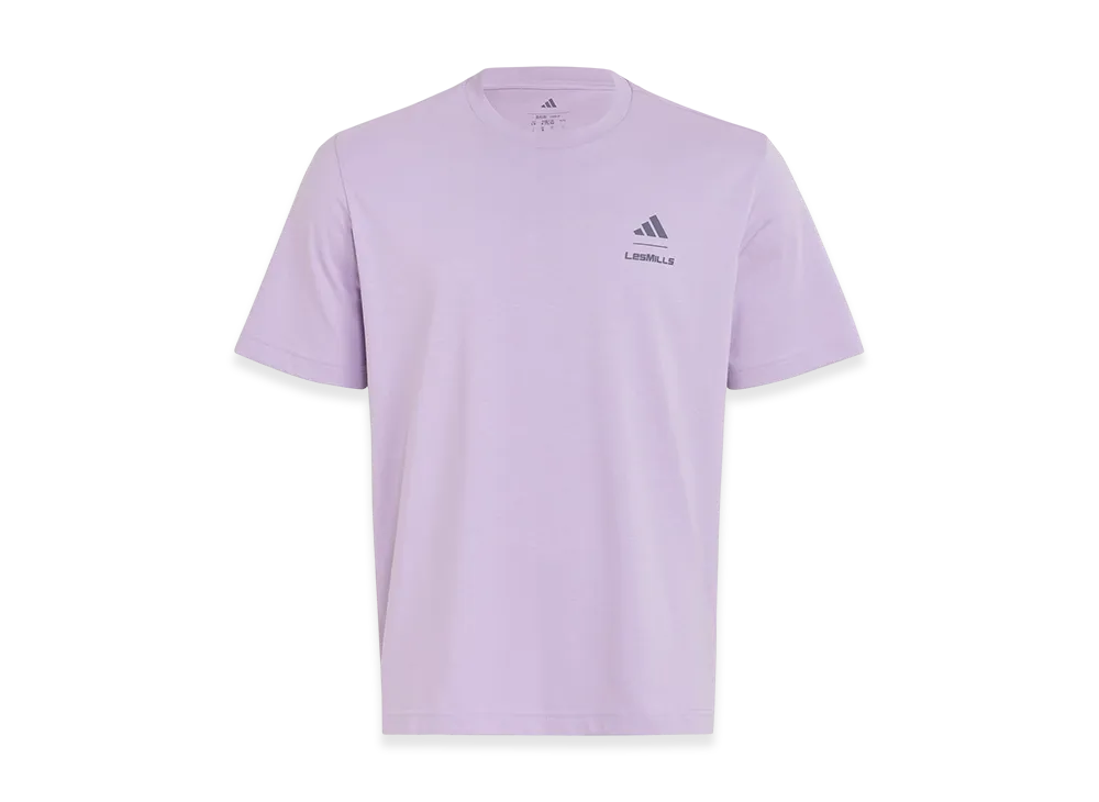 adidas Les Mills Globe Graphic T-Shirt "Powder Plum"