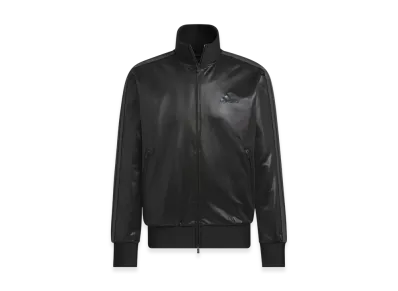 adidas Stadium Gold Loose Fit Hooded Track Top "Black/Black"