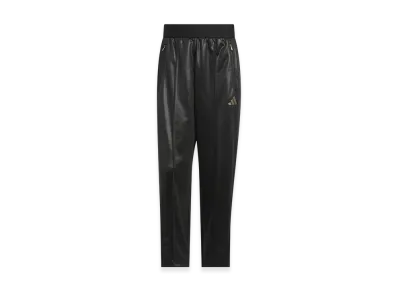 adidas Staygold Loose Fit Full Length Open Hem Track Pants "Black/Gold Metallic"