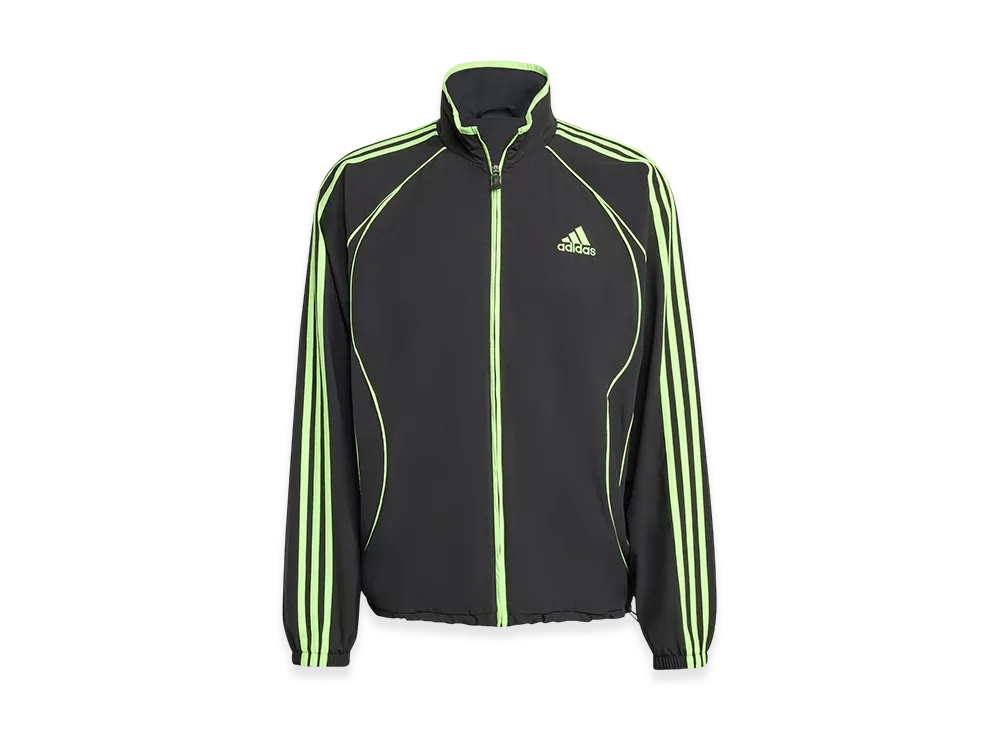 adidas Teamgeist Adicolor Track Top "Black/Signal Green"