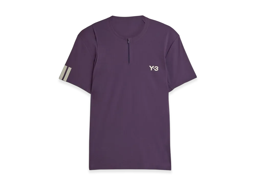 Y-3 Tennis Pro FreeLift Zip Tee "Aurora Plum"