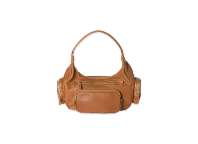 MIU MIU Pocket Nappa Leather Bag "Camel"