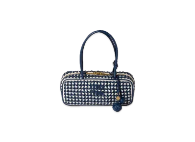 MIU MIU Bow Leather Bag "Blue/White"